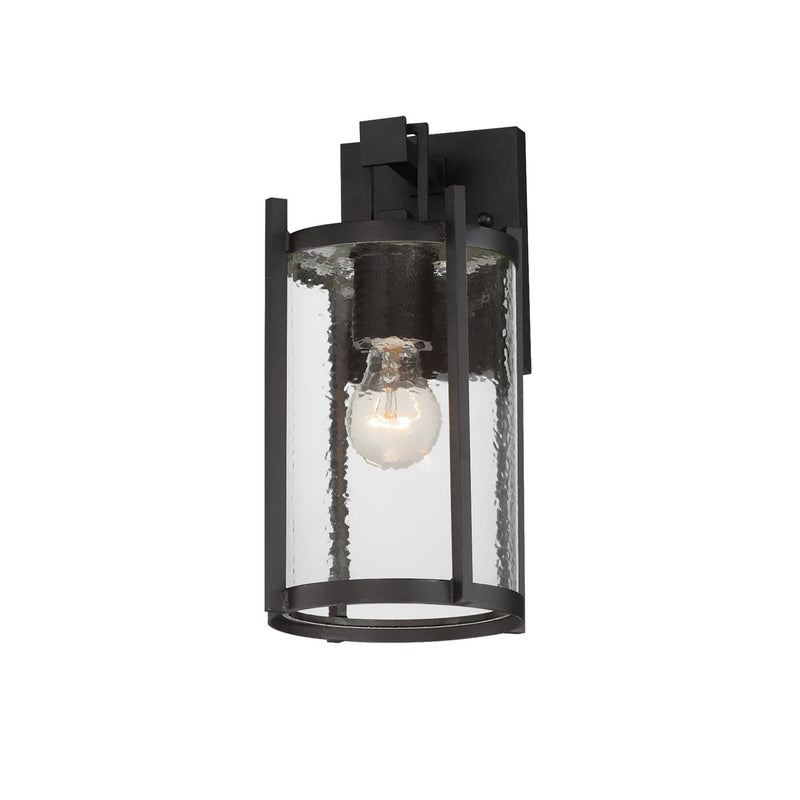 Maxim 30062HMBK One Light Wall Sconce, Black