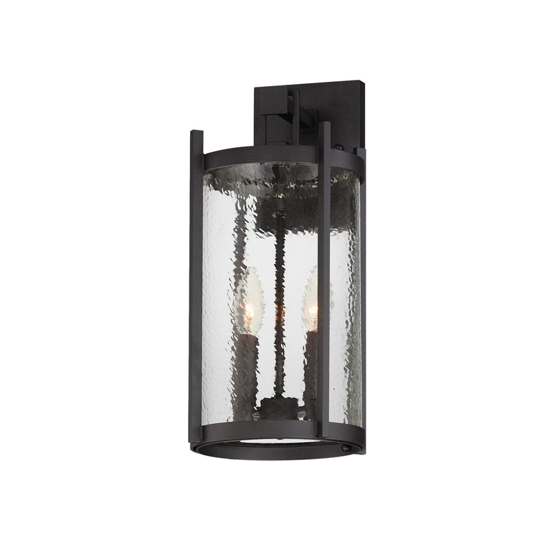 Maxim 30064HMBK Two Light Wall Sconce, Black