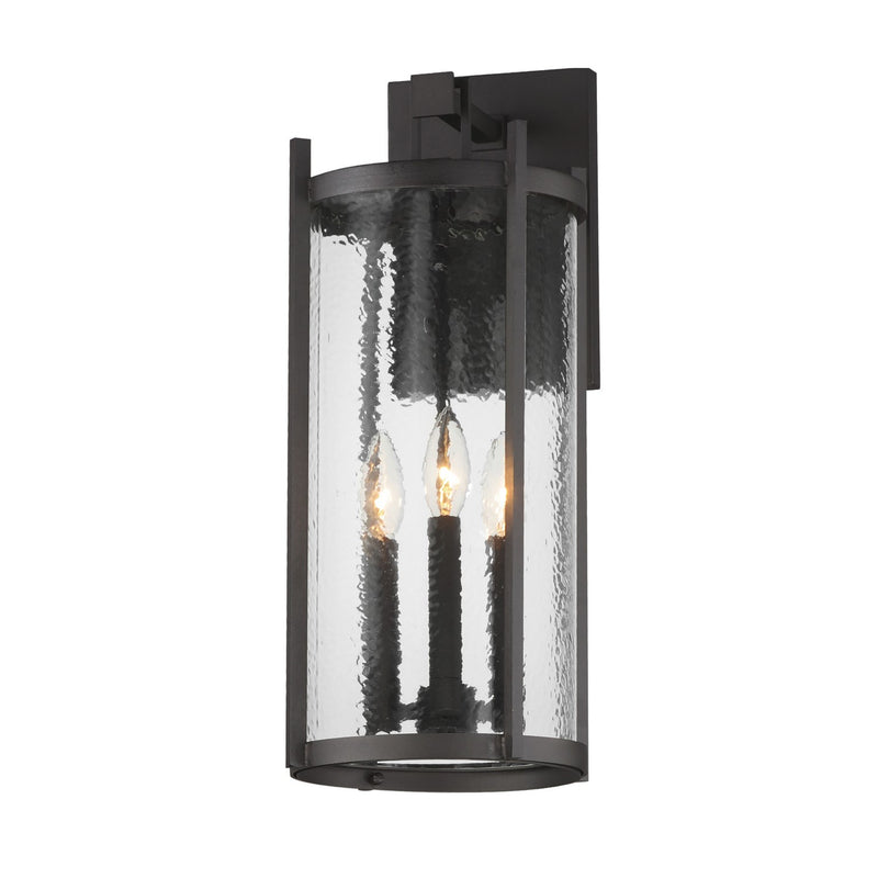 Maxim 30065HMBK Three Light Wall Sconce, Black