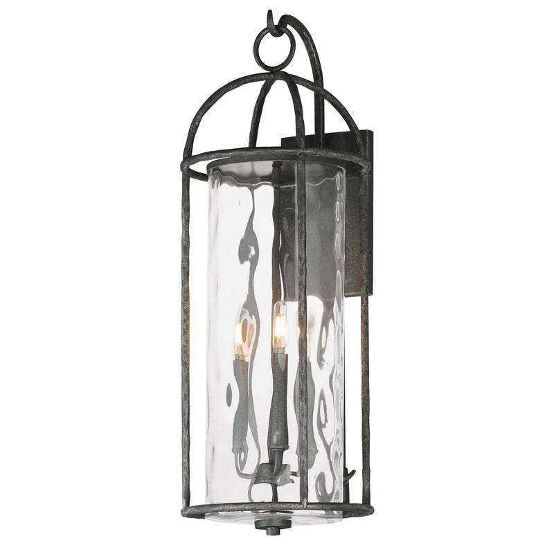 Maxim 31848WGBS Three Light Wall Sconce, Blacksmith