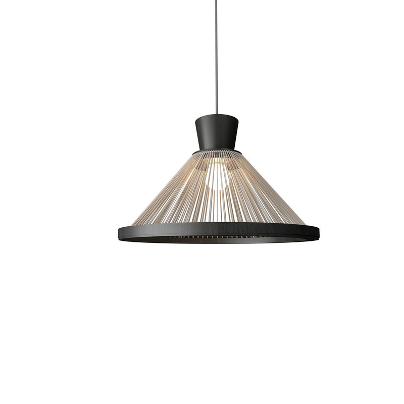 Accord Lighting 1531.44 One Light Pendant, Charcoal