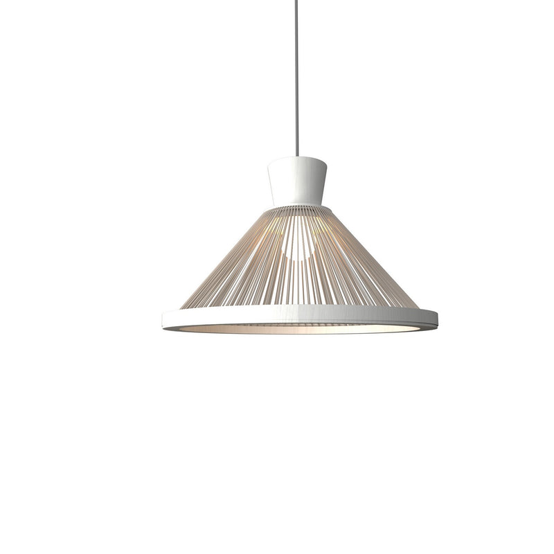 Accord Lighting 1531.47 One Light Pendant, Organic White