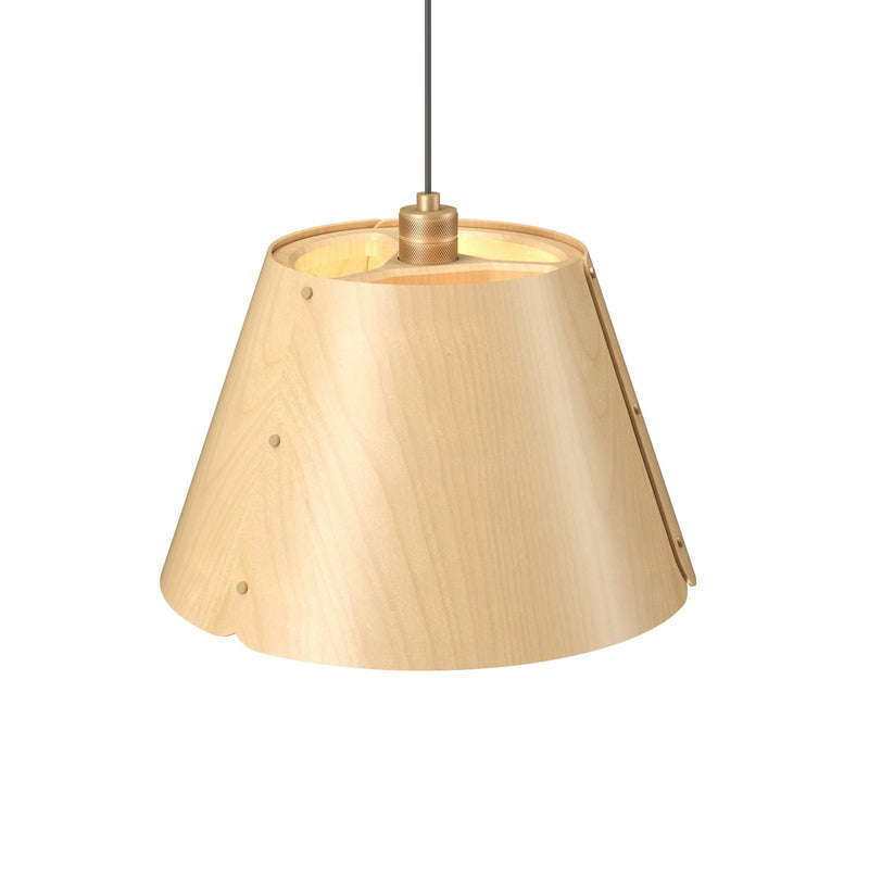 Accord Lighting 1536.34 One Light Pendant, Maple