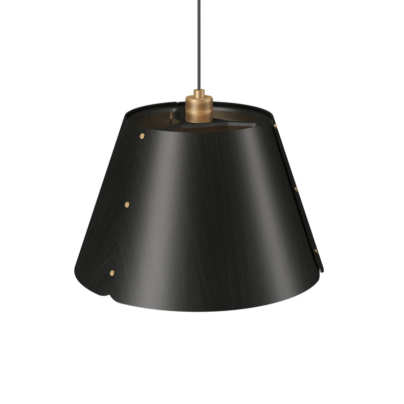 Accord Lighting 1536.44 One Light Pendant, Charcoal