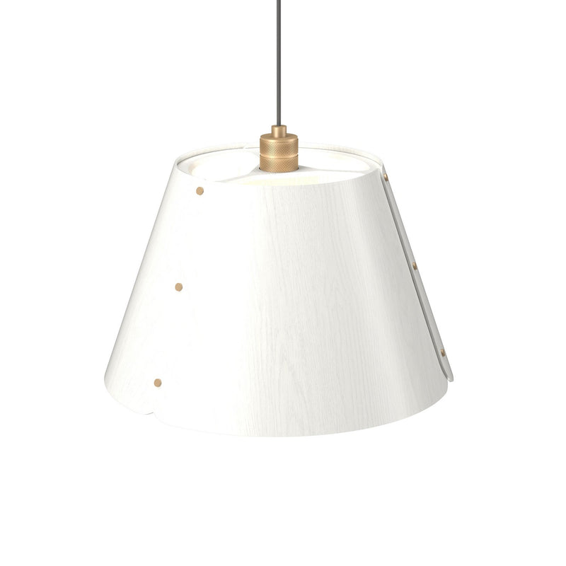 Accord Lighting 1536.47 One Light Pendant, Organic White