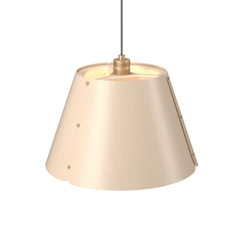 Accord Lighting 1536.48 One Light Pendant, Organic Cappuccino
