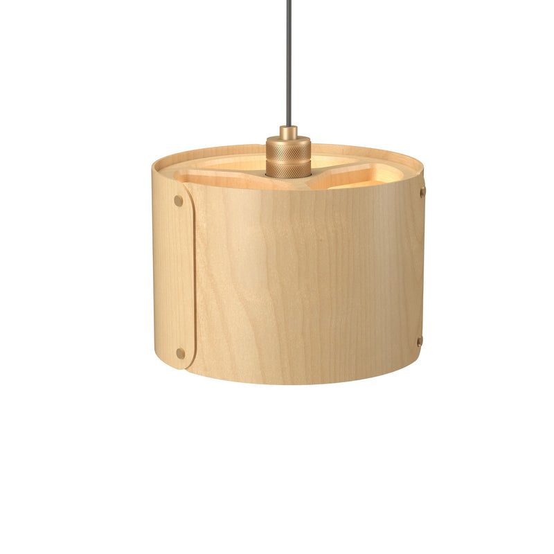 Accord Lighting 1539.34 One Light Pendant, Maple