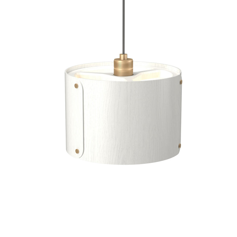Accord Lighting 1539.47 One Light Pendant, Organic White