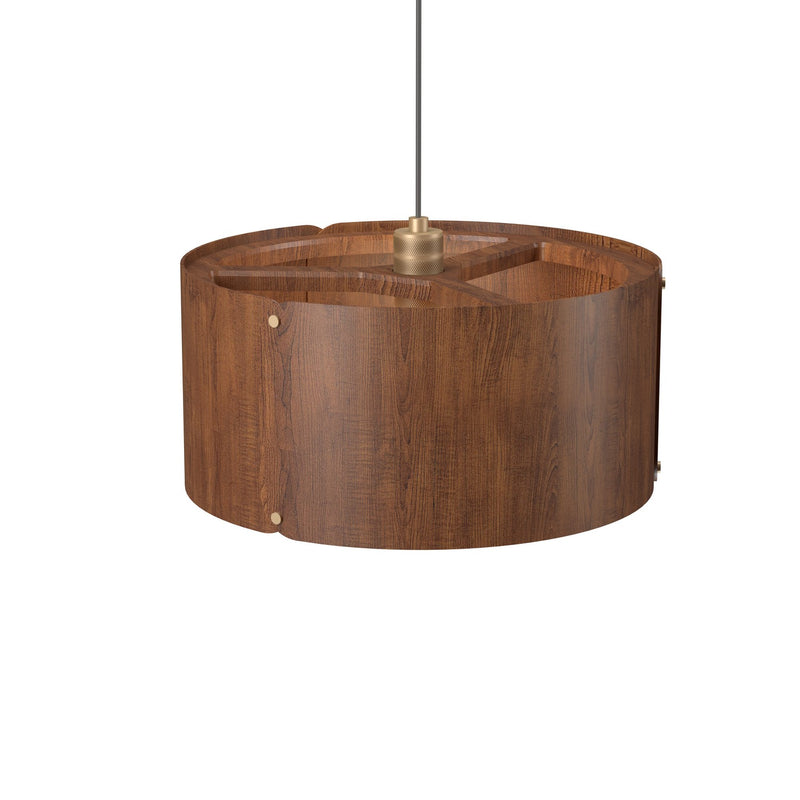 Accord Lighting 1540.06 One Light Pendant, Imbuia