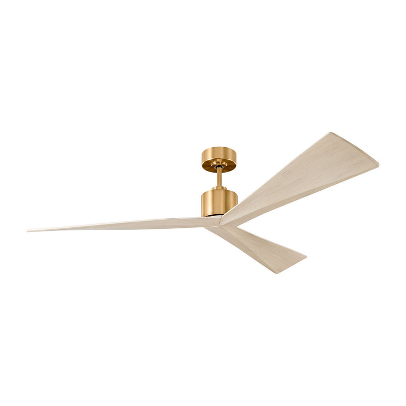 Visual Comfort Fan 3ADR60BBSWWO 60" Ceiling Fan, Burnished Brass
