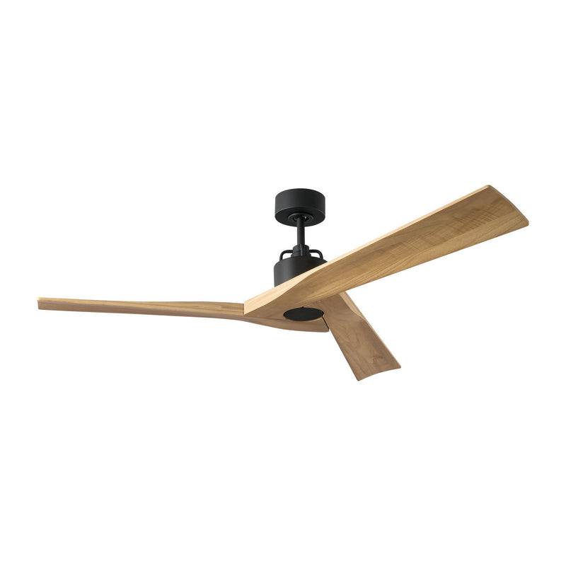 Visual Comfort Fan 3ALMSM52MBKNH 52" Ceiling Fan, Midnight Black