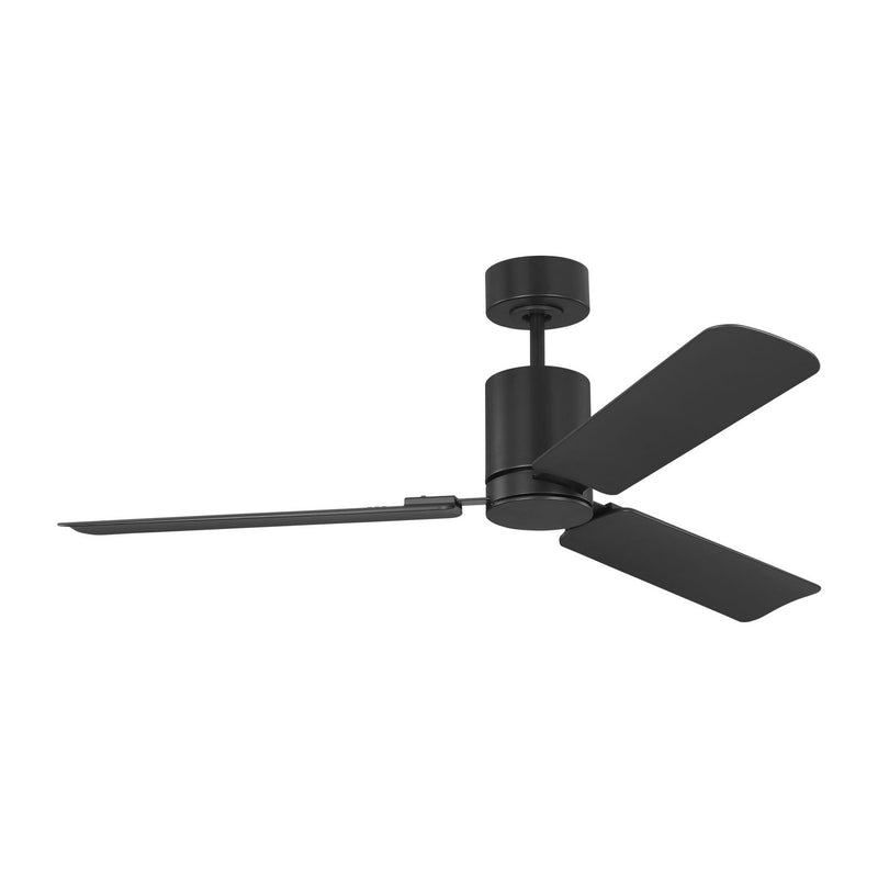 Visual Comfort Fan 3CCSM54MBKD 54" Ceiling Fan, Midnight Black