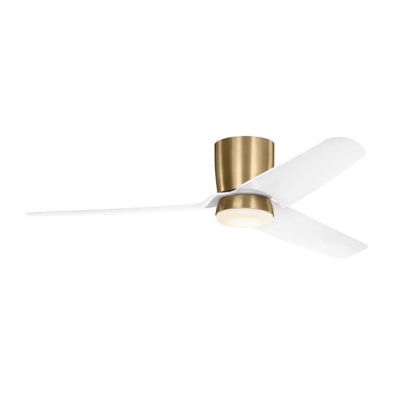 Visual Comfort Fan 3CGHR56SBD 56" Ceiling Fan, Satin Brass