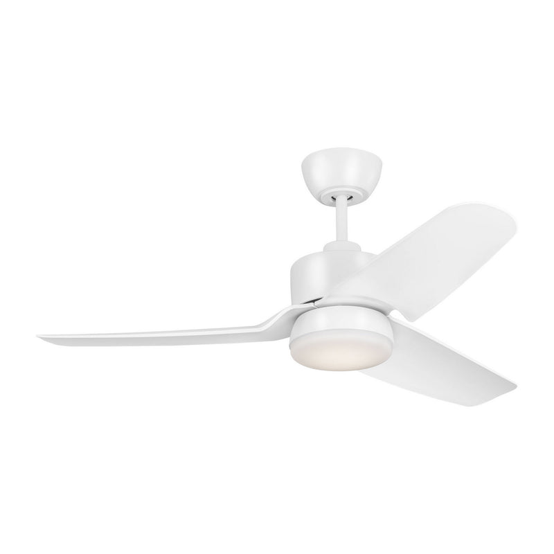 Visual Comfort Fan 3CGR44RZWD 44" Ceiling Fan, Matte White