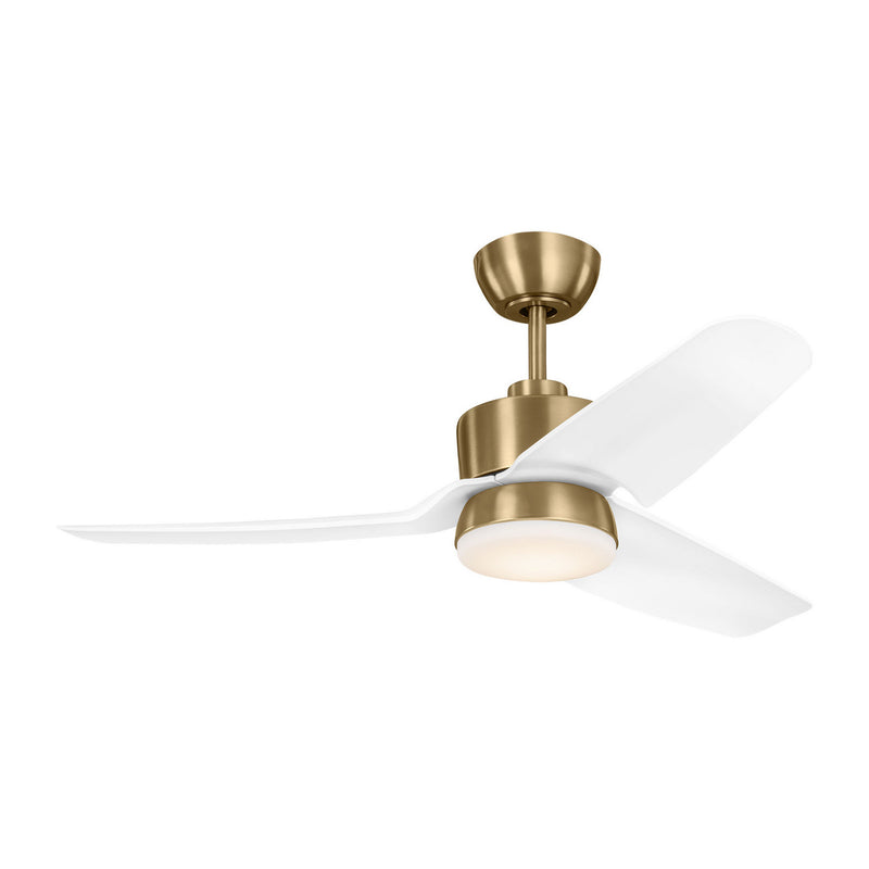 Visual Comfort Fan 3CGR44SBD 44" Ceiling Fan, Satin Brass