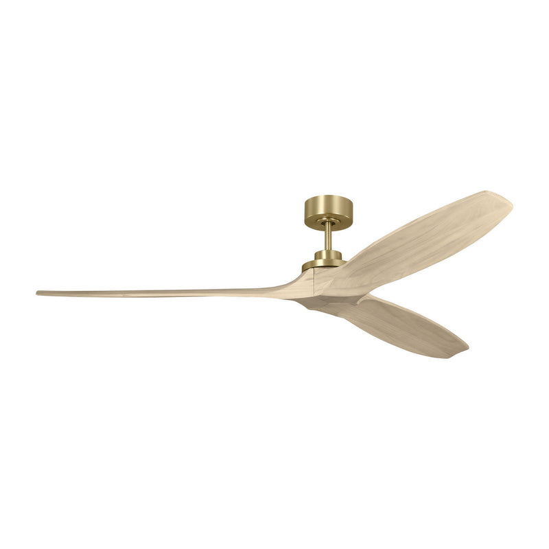 Visual Comfort Fan 3CLNSM70BBSWWO 70" Ceiling Fan, Burnished Brass