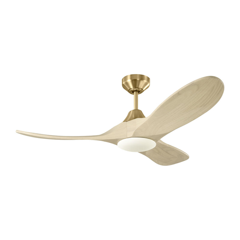 Visual Comfort Fan 3MAVSM44BBSWWOD 44" Ceiling Fan, Burnished Brass