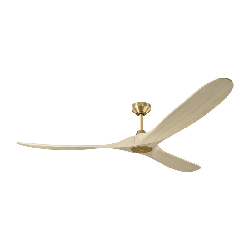 Visual Comfort Fan 3MAVSM70BBSWWO 70" Ceiling Fan, Burnished Brass