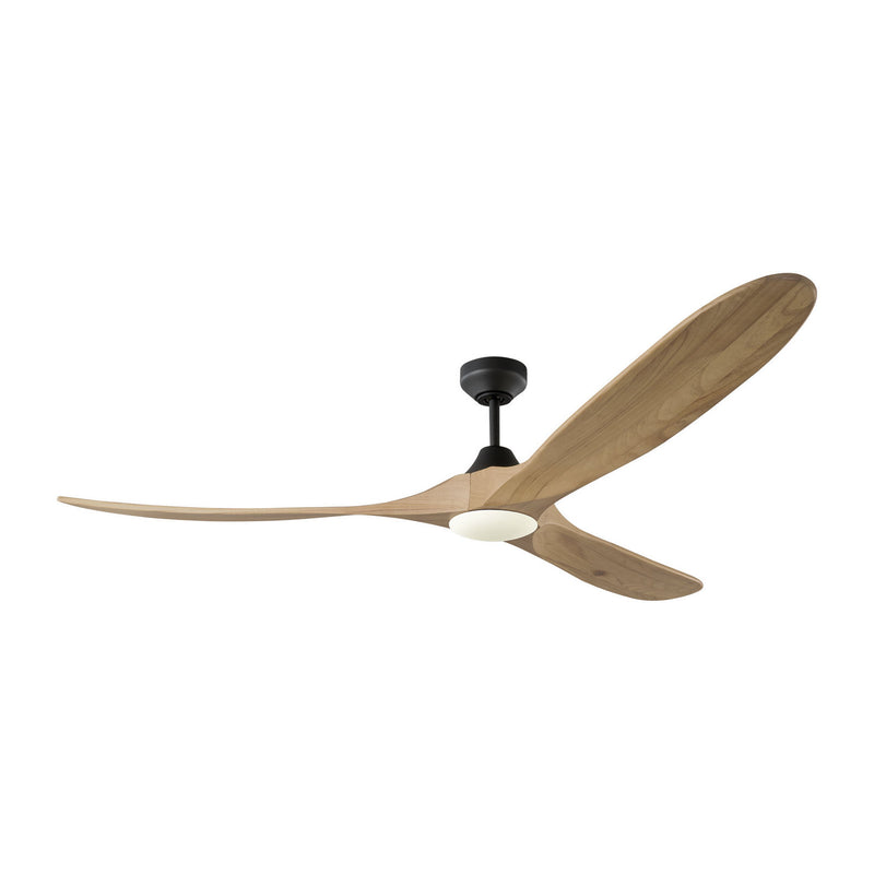 Visual Comfort Fan 3MAVSM70MBKNHD 70" Ceiling Fan, Midnight Black