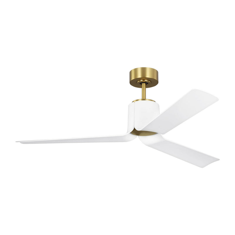 Visual Comfort Fan 3PESM52BBSD 52" Ceiling Fan, Burnished Brass