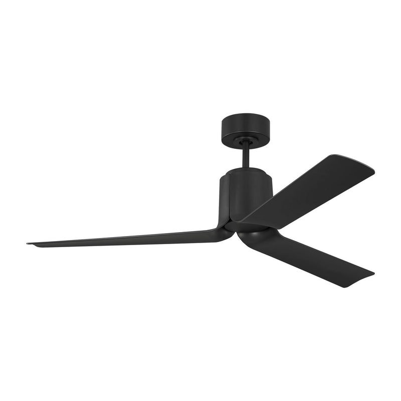 Visual Comfort Fan 3PESM52MBKD 52" Ceiling Fan, Midnight Black