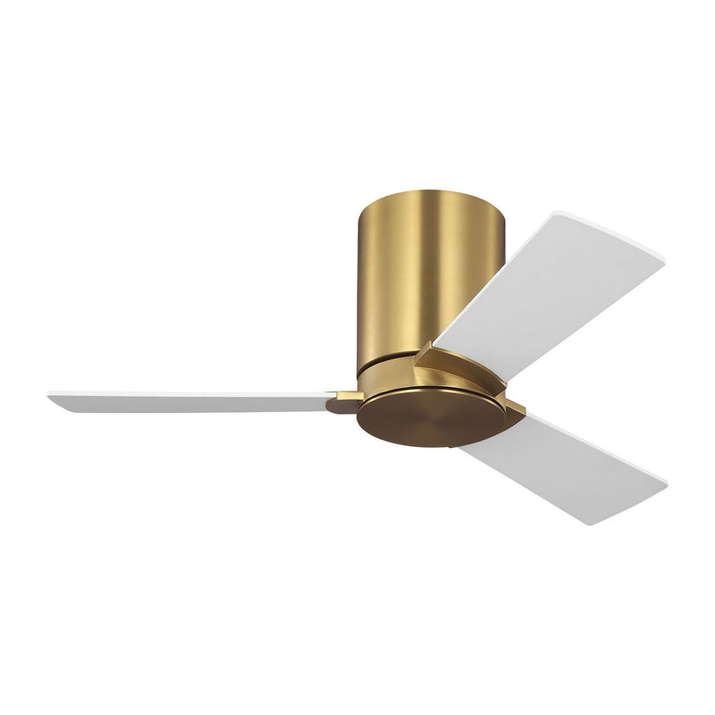 Visual Comfort Fan 3RZHR32BBS 32" Ceiling Fan, Burnished Brass