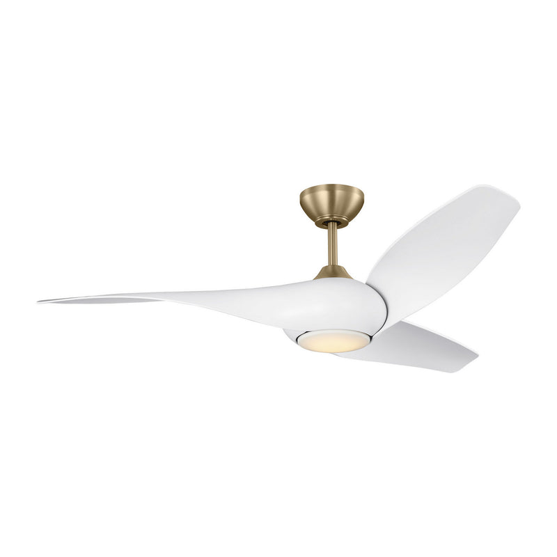Visual Comfort Fan 3TNSM52BBSD 52" Ceiling Fan, Burnished Brass