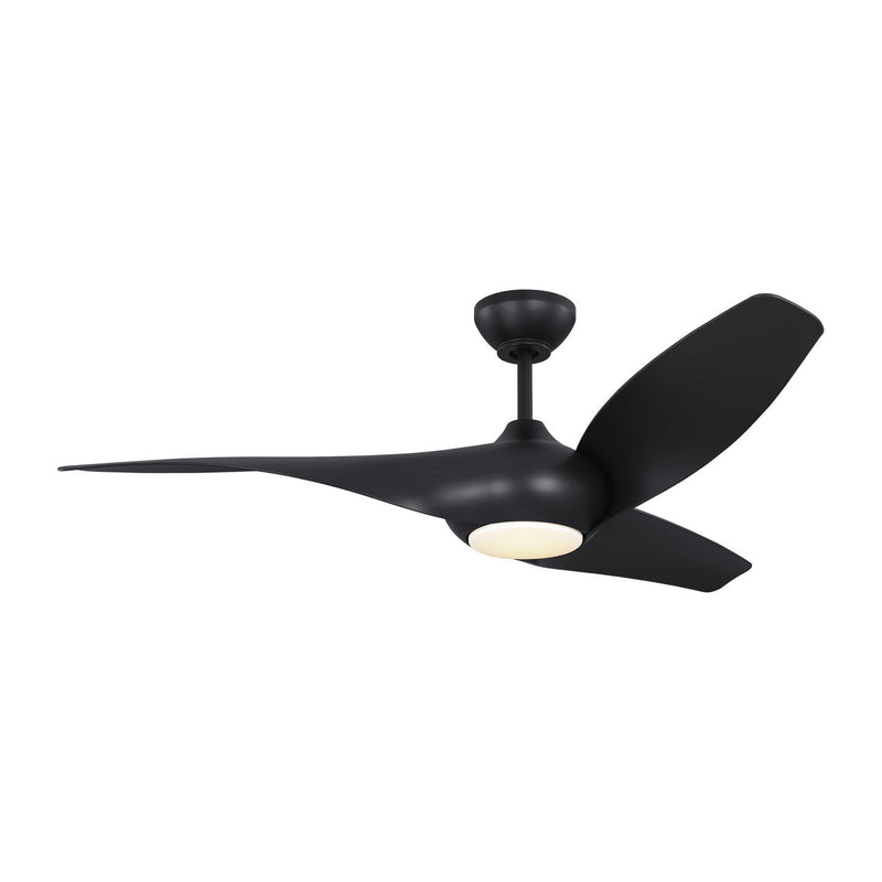 Visual Comfort Fan 3TNSM52MBKD 52" Ceiling Fan, Midnight Black