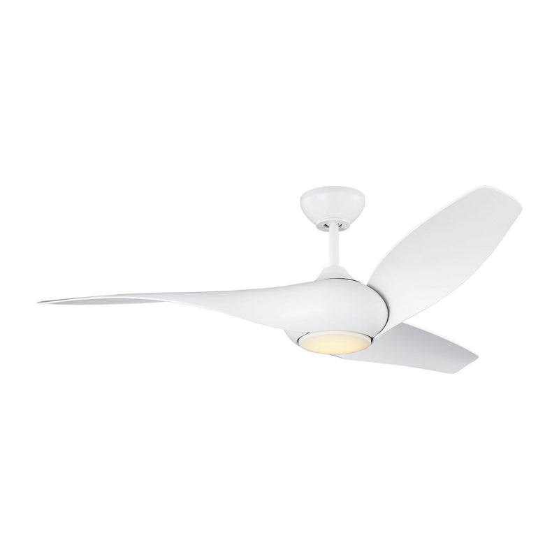 Visual Comfort Fan 3TNSM52RZWD 52" Ceiling Fan, Matte White