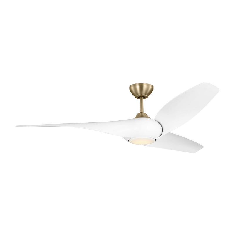 Visual Comfort Fan 3TNSM60BBSD 60" Ceiling Fan, Burnished Brass