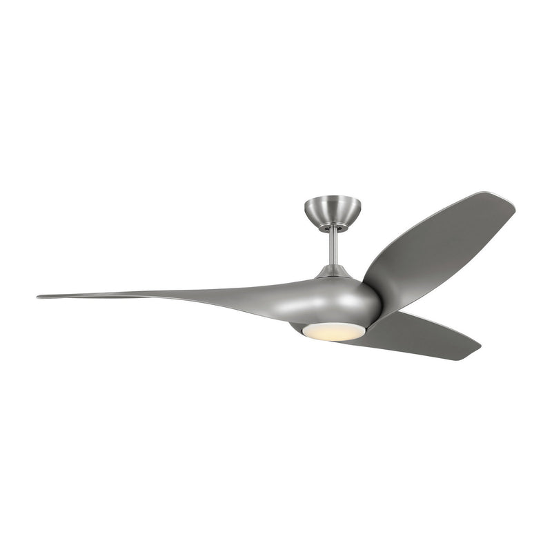 Visual Comfort Fan 3TNSM60BSD 60" Ceiling Fan, Brushed Steel