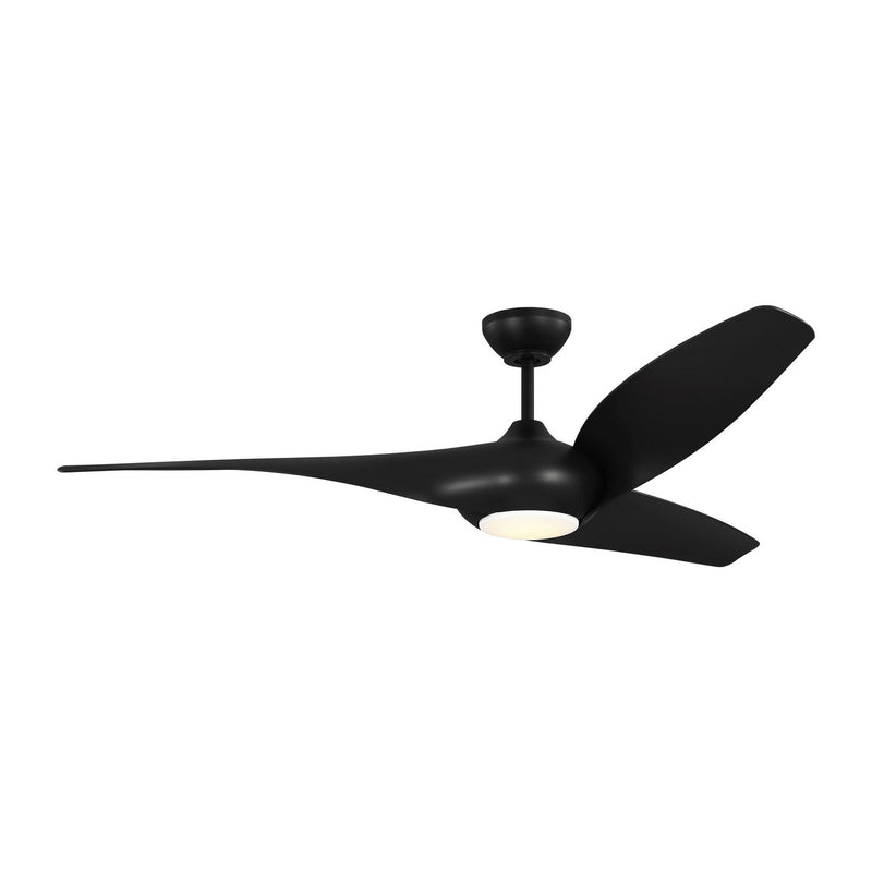Visual Comfort Fan 3TNSM60MBKD 60" Ceiling Fan, Midnight Black