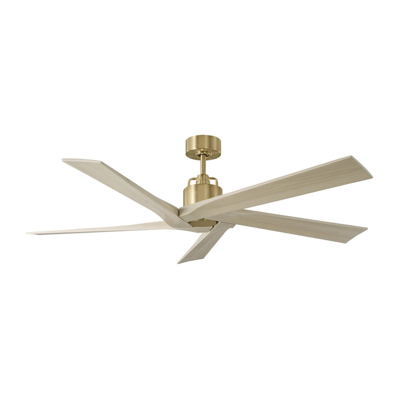Visual Comfort Fan 5ASPR56BBSWWO 56" Ceiling Fan, Burnished Brass