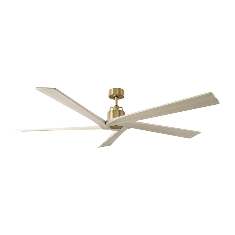 Visual Comfort Fan 5ASPR70BBSWWO 70" Ceiling Fan, Burnished Brass