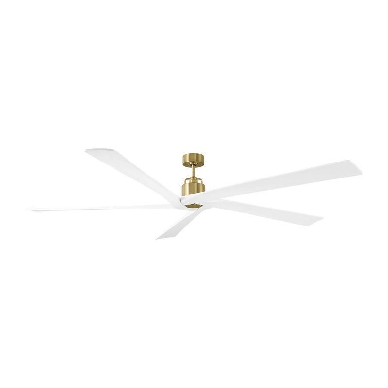 Visual Comfort Fan 5ASPR84BBS 84" Ceiling Fan, Burnished Brass