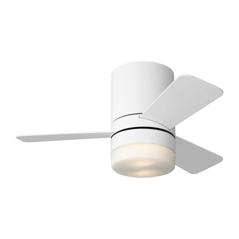 Generation Lighting 3ERHR32RZWD 32" Ceiling Fan, Matte White