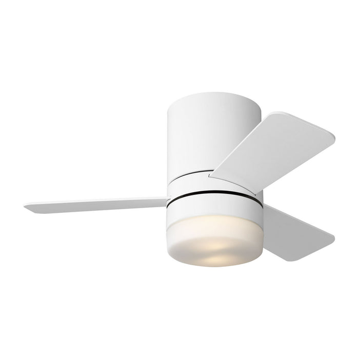 Generation Lighting 3ERHR32RZWD 32" Ceiling Fan, Matte White