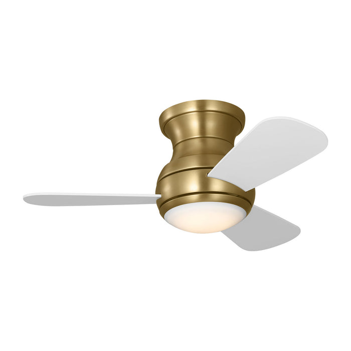 Generation Lighting 3OBSHR32SBD 32" Ceiling Fan, Satin Brass