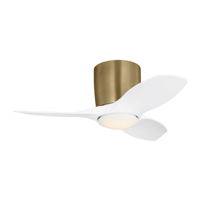 Generation Lighting 3TTHR32SBD 32" Ceiling Fan, Satin Brass