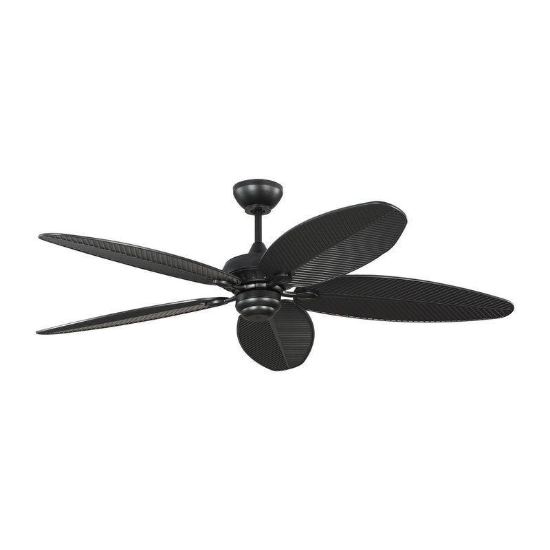 Generation Lighting 5CUR60BK 60" Ceiling Fan, Matte Black