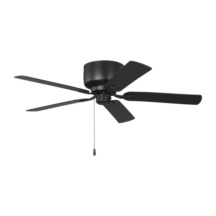 Generation Lighting 5LDH52MBK 52" Ceiling Fan, Midnight Black
