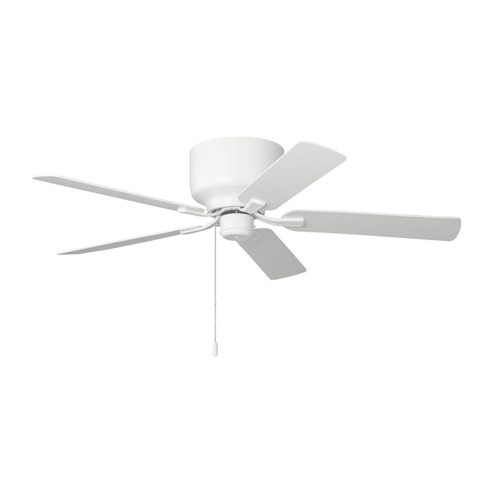 Generation Lighting 5LDH52RZW 52" Ceiling Fan, Matte White