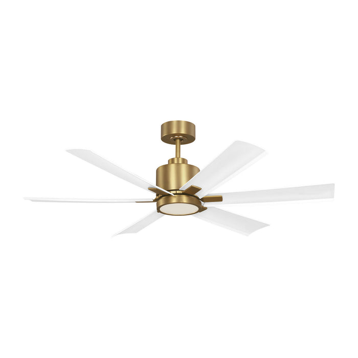 Generation Lighting 6FLSM52BBSD 52" Ceiling Fan, Burnished Brass