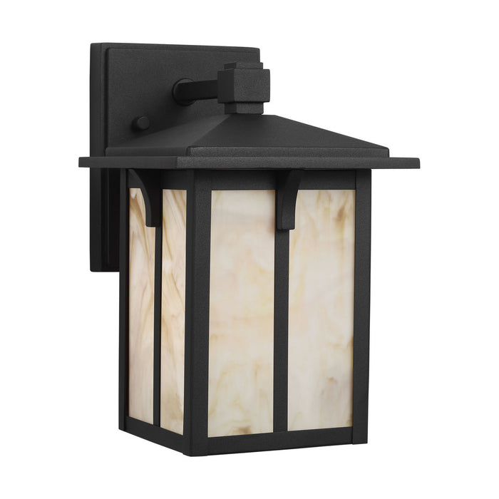 Generation Lighting 8552701CG-12 One Light Outdoor Wall Lantern, Black