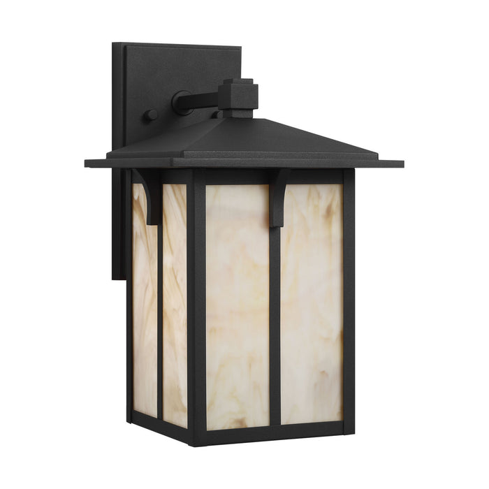 Generation Lighting 8652701CG-12 One Light Outdoor Wall Lantern, Black
