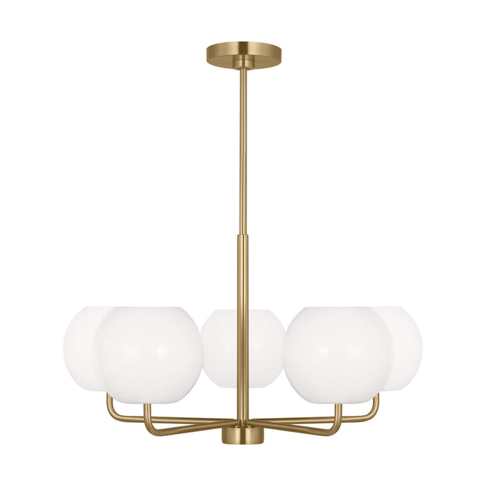 Generation Lighting GLC1055EN3/SB Five Light Chandelier, Satin Bronze