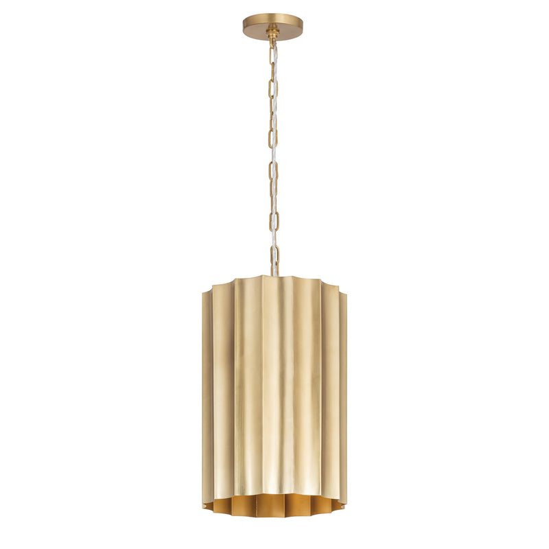 Maxim 39132WBR One Light Pendant, Weathered Brass