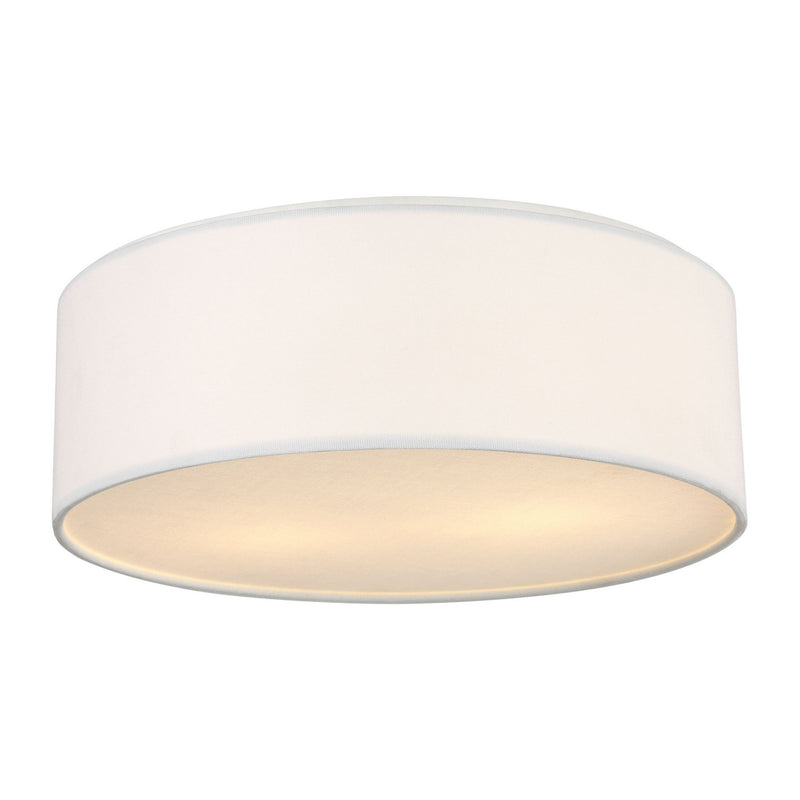 Generation Lighting GLF1023MWT Flush Mount, Matte White