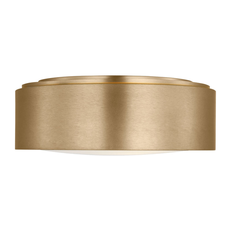 Generation Lighting GLF1032SB Flush Mount, Satin Brass