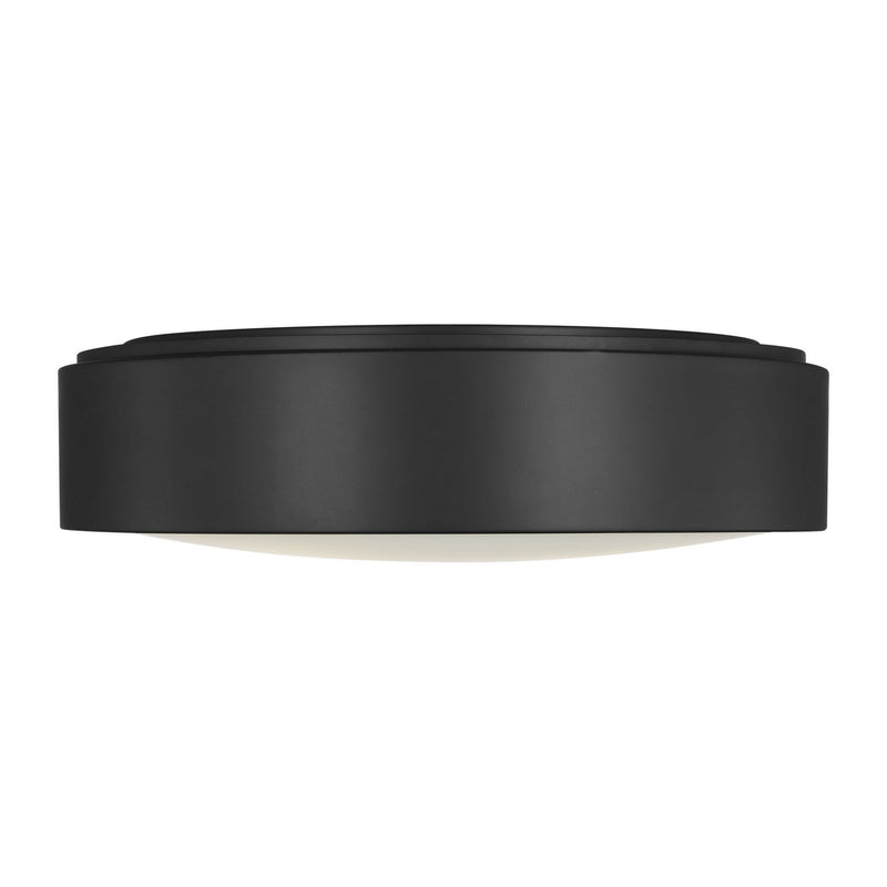 Generation Lighting GLF1053MBK Flush Mount, Midnight Black